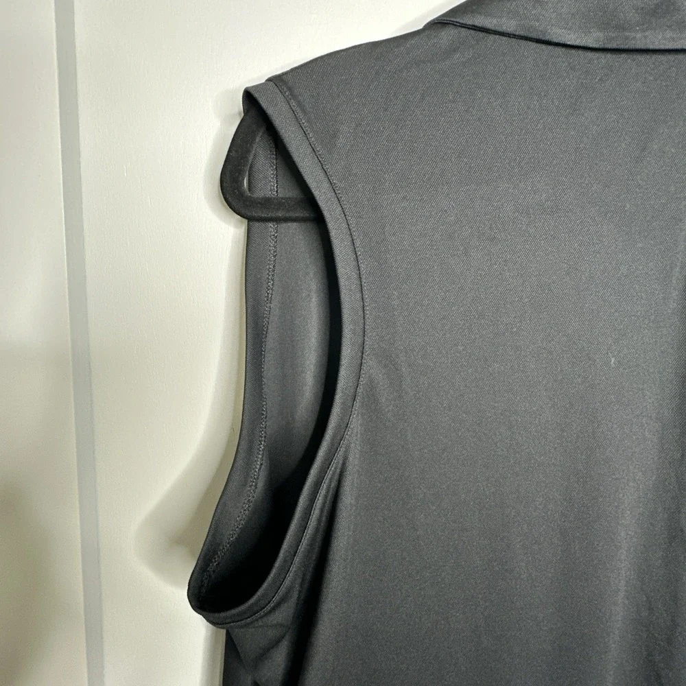 Nike Victory Women's Golf Sleeveless Polo Shirt w/ ACC Black‎ Dri-Fit DH2312-010